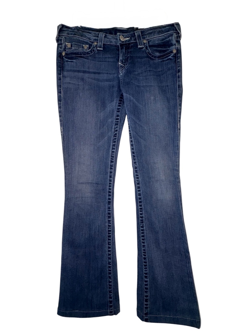 True Religion Women's Dark Blue Bootcut Jeans